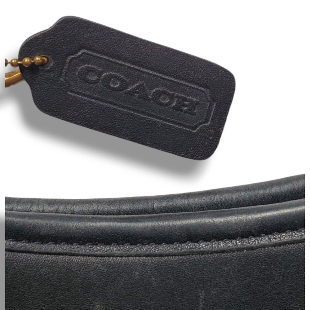 Vintage 90s Coach Legacy 9997 Black Glove Tanned Leather Crossbody Bag Mexico - Picture 12 of 12